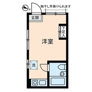 ソレイユ経堂【1階】の間取り