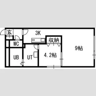 麻生アクアリオ【3階】の間取り