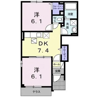さくら【1階】の間取り