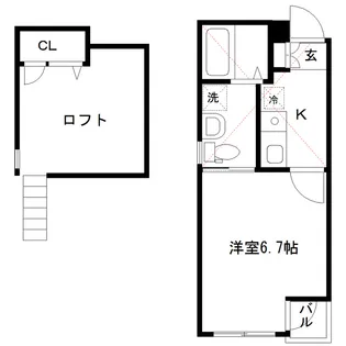 ビックバンブー【1階】の間取り