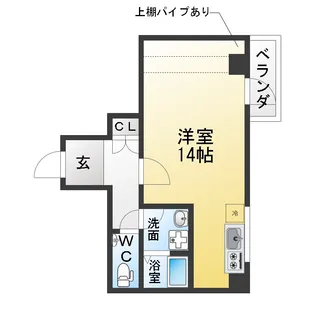八事ミズキンビル【2階】の間取り