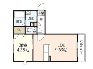 シャーメゾン ルミエール【2階】の間取り