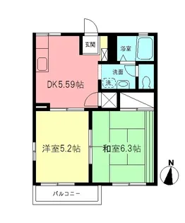 サンモールSANO【2階】の間取り