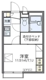 レオパレスグレース【2階】の間取り
