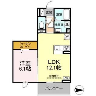 グレイスガーデンA【3階】の間取り