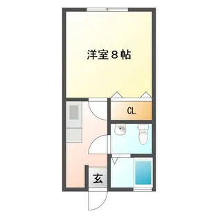 プレシャス天神【1階】の間取り