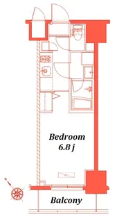 ZOOM横濱EAST【6階】の間取り