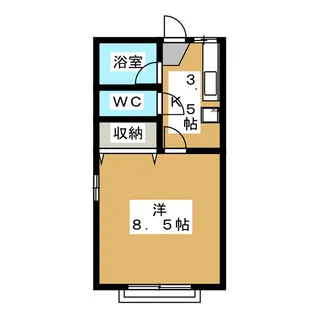 パインヒル【2階】の間取り