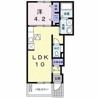 ヴァルハラ【1階】の間取り