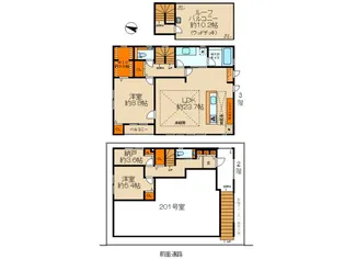セレンディピティ【3階】の間取り