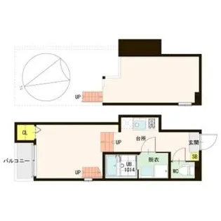 クラインコート【2階】の間取り