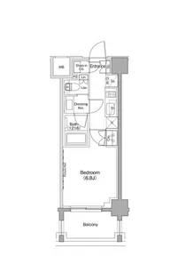 ザ・パークハビオ西大井【6階】の間取り