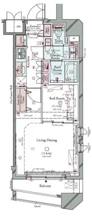 コンシェリア渋谷笹塚 <PREMIUM VIEW>【3階】の間取り