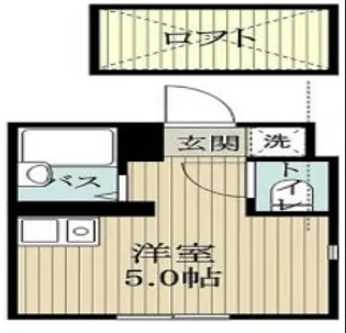 マーベラス東恋ヶ窪【1階】の間取り