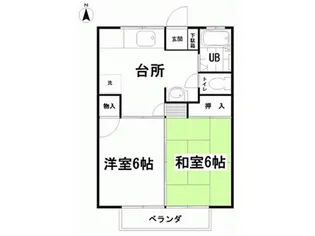 五町目一番館(泉玉露)【1階】の間取り