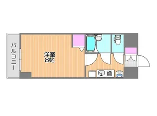 シャトー日興【1階】の間取り