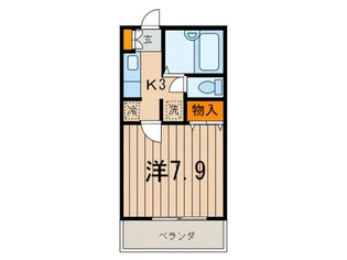 トレジャ-高津【2階】の間取り