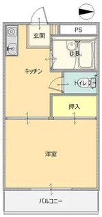 レジデンス内ヶ島【2階】の間取り