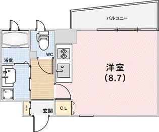 SUMIALE山本通【2階】の間取り