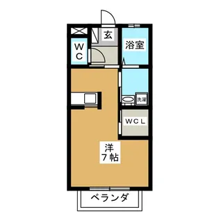 シャルマン弐番館【2階】の間取り