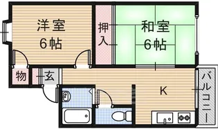 村治マンション【3階】の間取り