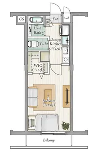 コージー フラッツ スマイル【2階】の間取り
