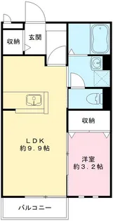 アムール【1階】の間取り