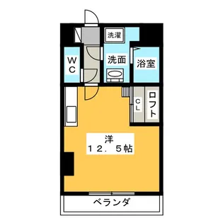 H.I.P【2階】の間取り