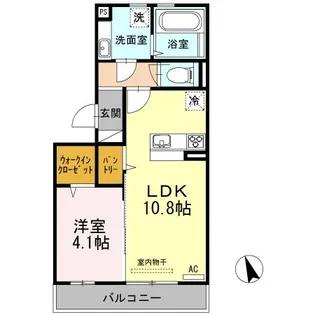 セブン アウルズ【3階】の間取り