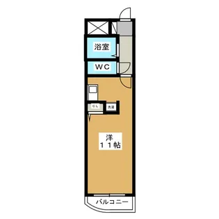 センターイン伊勢町【3階】の間取り