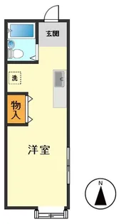 富士ハイツ【3階】の間取り