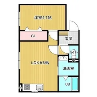 Alivio追分【2階】の間取り