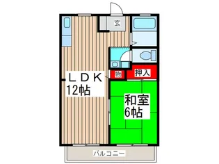 シェリ-ル1【2階】の間取り