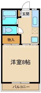 ファミリア勝田C【2階】の間取り