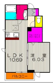 ファテシア上の台II【1階】の間取り