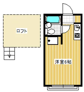 コロネット池尻【2階】の間取り