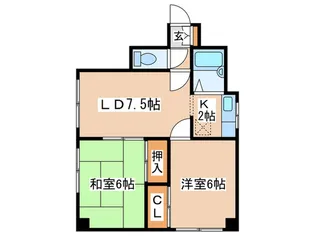 レジデンスコマチ【2階】の間取り