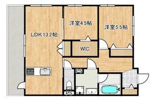 アノイエ 東棟【3階】の間取り