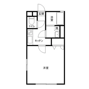 クレールハウスA【2階】の間取り