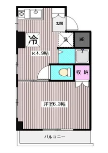 ウィンドワードMA【4階】の間取り