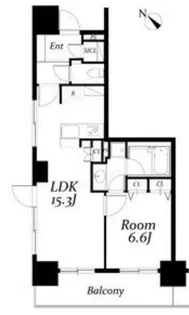 ロイヤルパークス千種【13階】の間取り