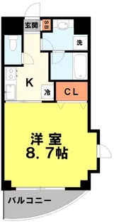 イルヴィアーレ戸越【8階】の間取り