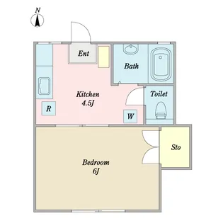 メゾン船堀B【2階】の間取り