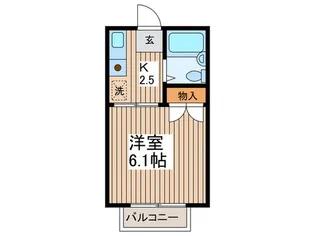 ドミール808【2階】の間取り