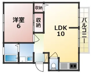 メゾンアヴァンセ【2階】の間取り
