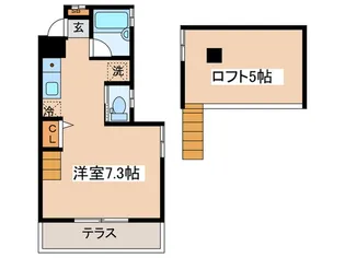 メゾン・ド・リラ【1階】の間取り