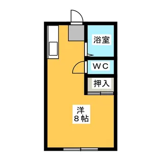 ブルーハイツS【1階】の間取り