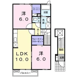 Verde Villa I【2階】の間取り
