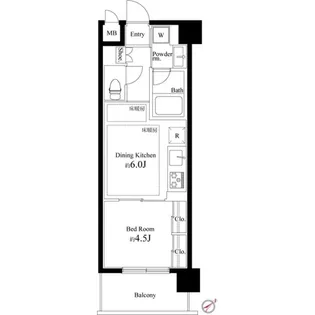 キングハウス巣鴨【2階】の間取り