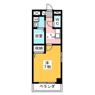 クレール北方【1階】の間取り